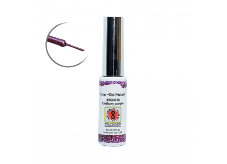 Liner Gel Metallic - Cadbury Purple 8 ml Liner Gel Metallic - Cadbury Purple 8 ml